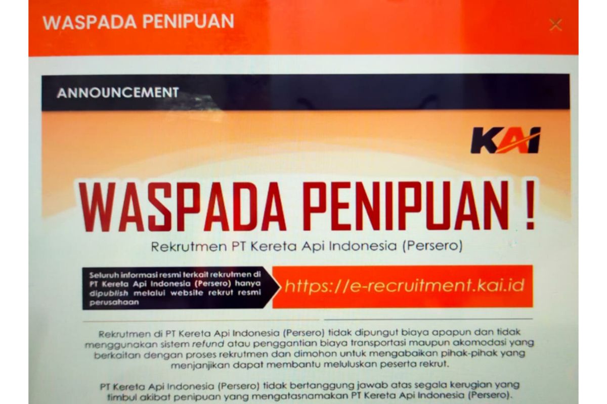 Waspada PT KAI